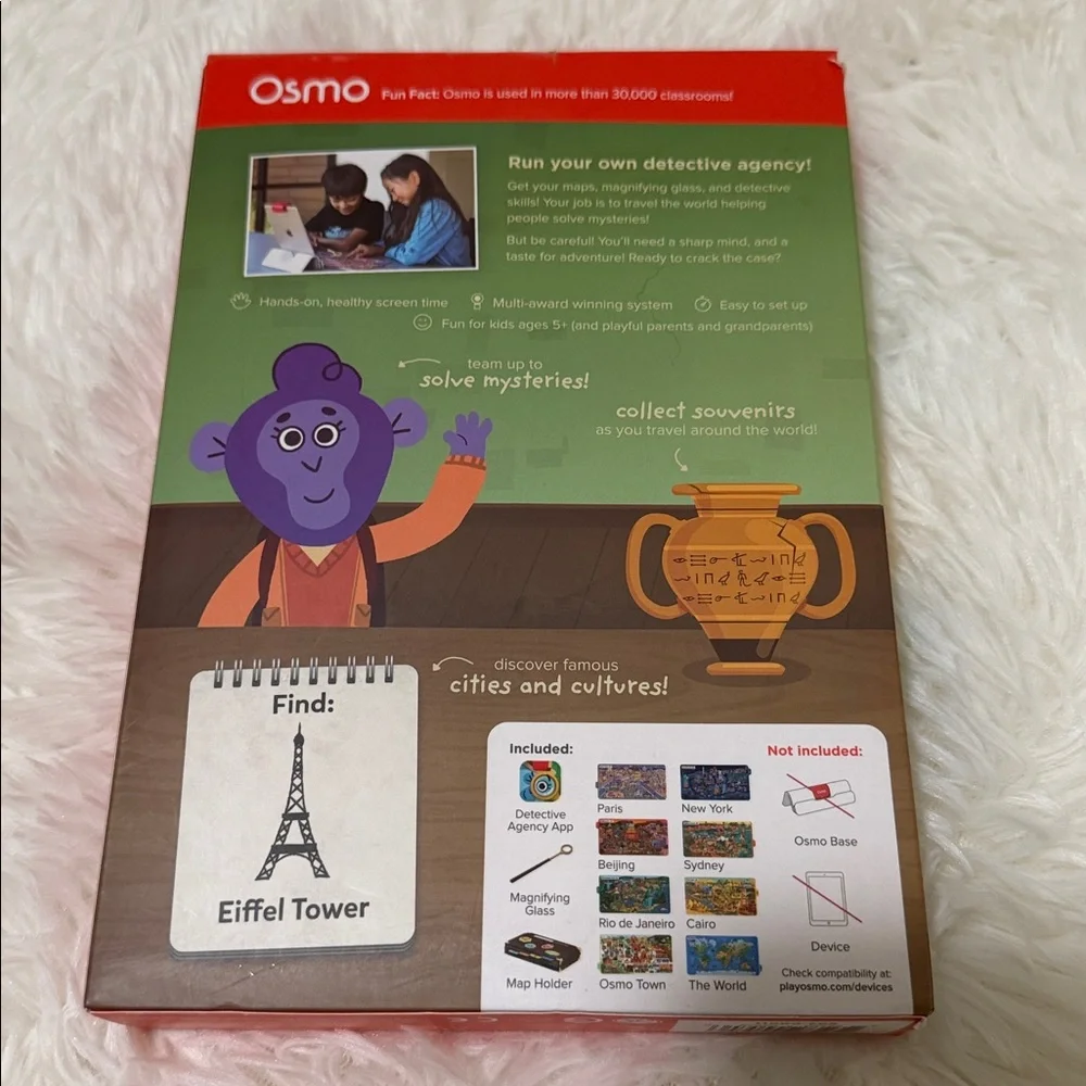 Osmo Detective Agency eBook Reader - White